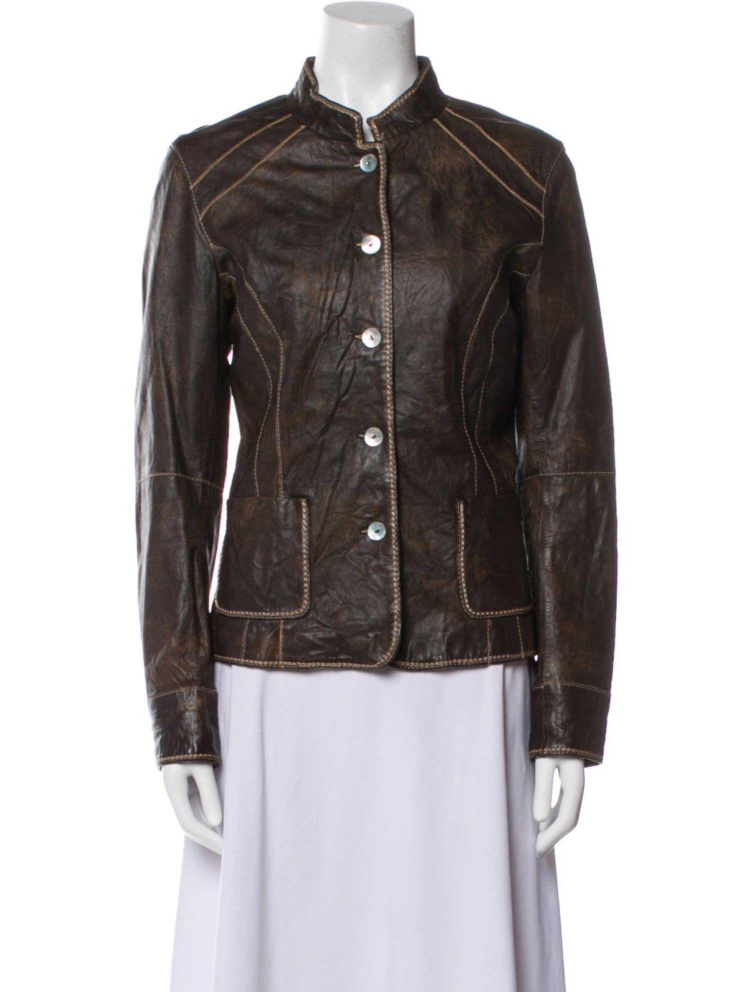 Gimo's Italiana Leather Biker Jacket