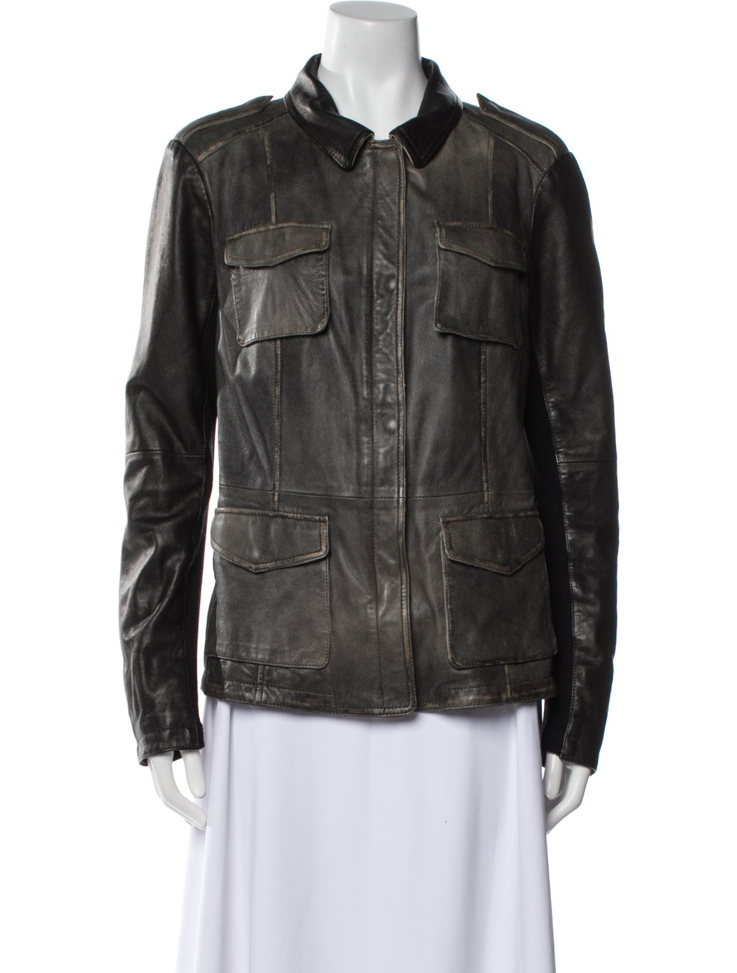 Gimo's Italiana Leather Utility Jacket