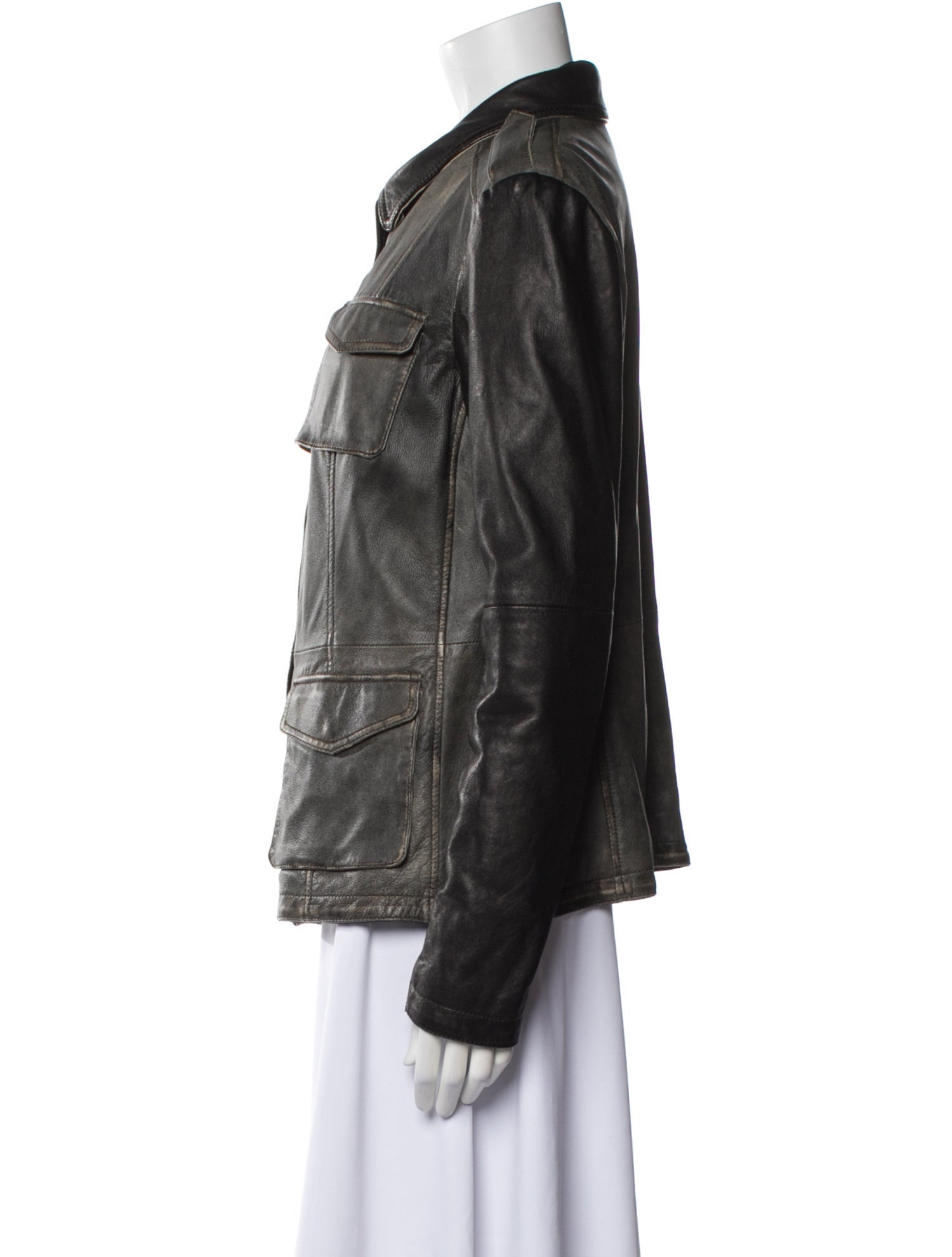 Gimo's Italiana Leather Utility Jacket