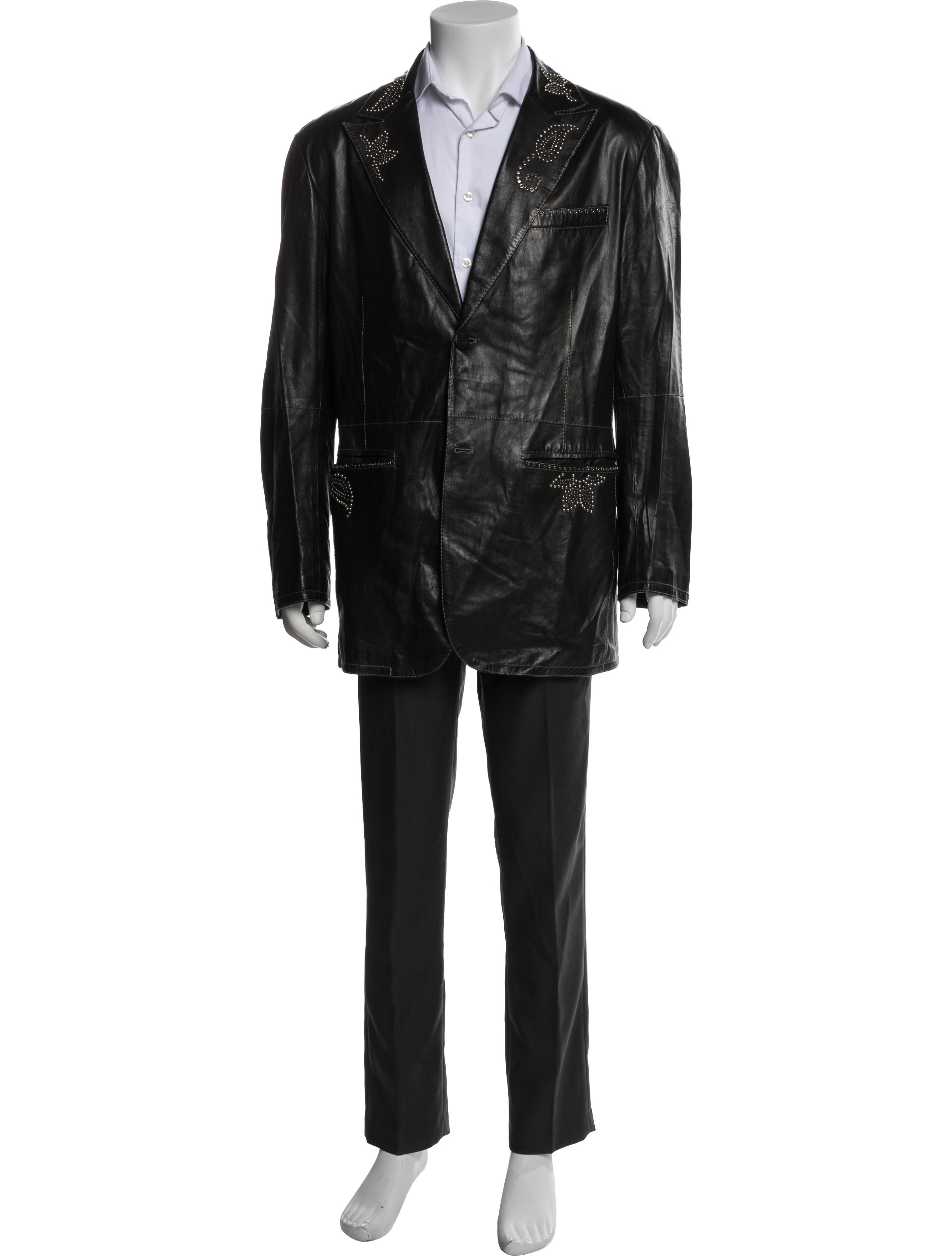 Gimo's Italiana Leather Overcoat