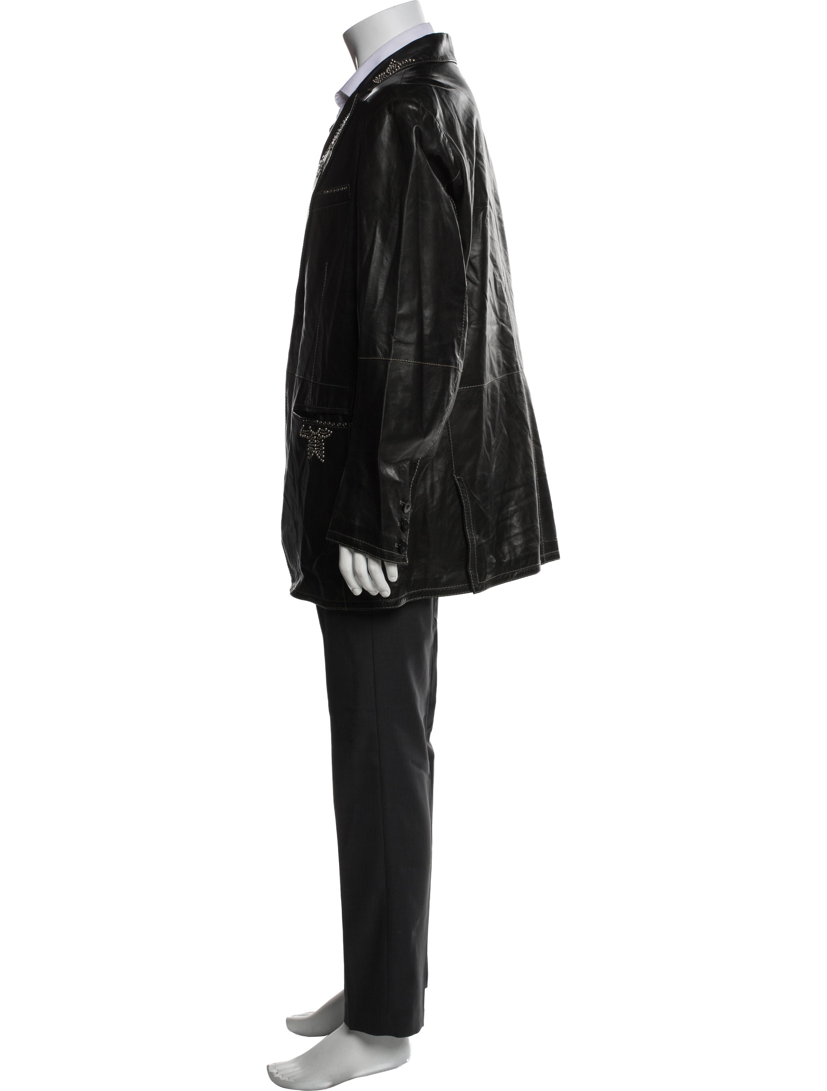 Gimo's Italiana Leather Overcoat