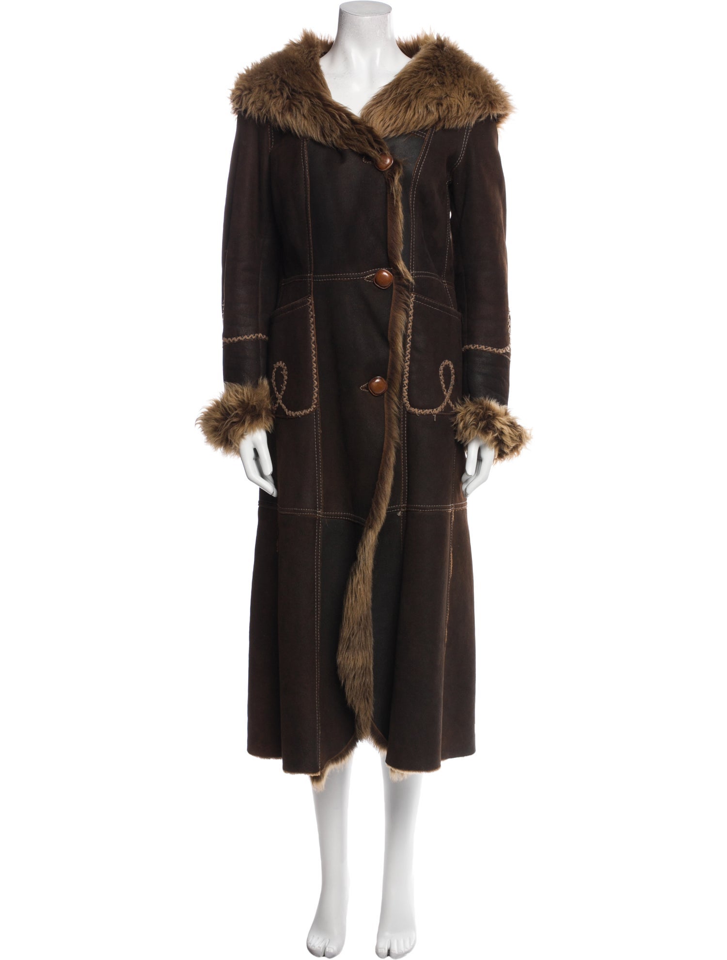 Gimo's Italiana Shearling Faux Fur Coat