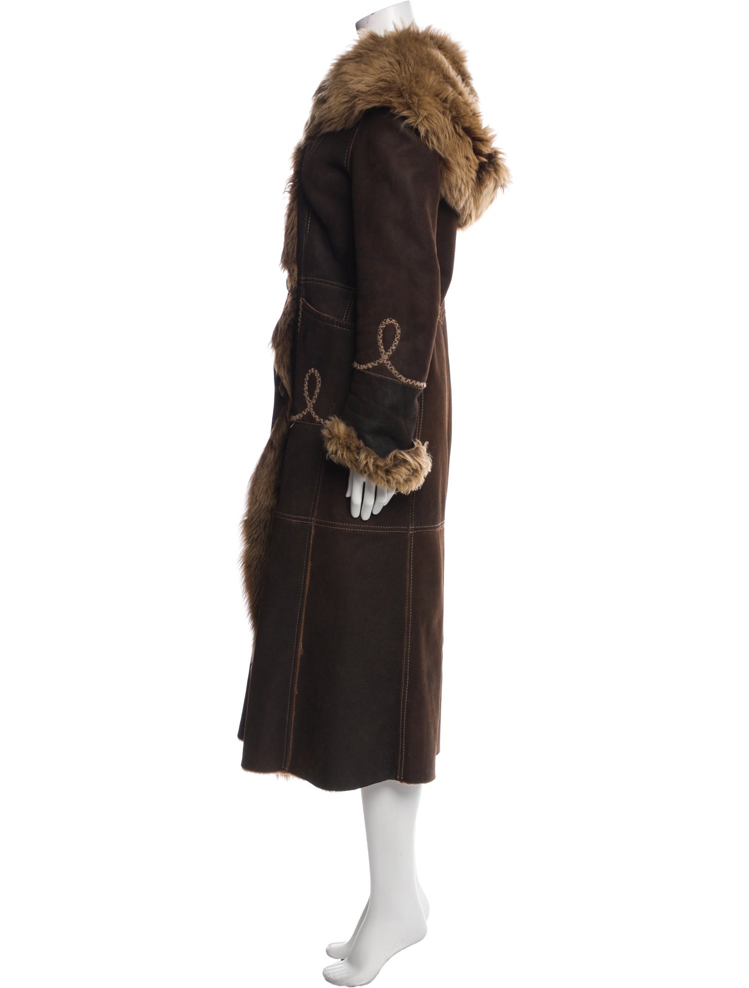 Gimo's Italiana Shearling Faux Fur Coat
