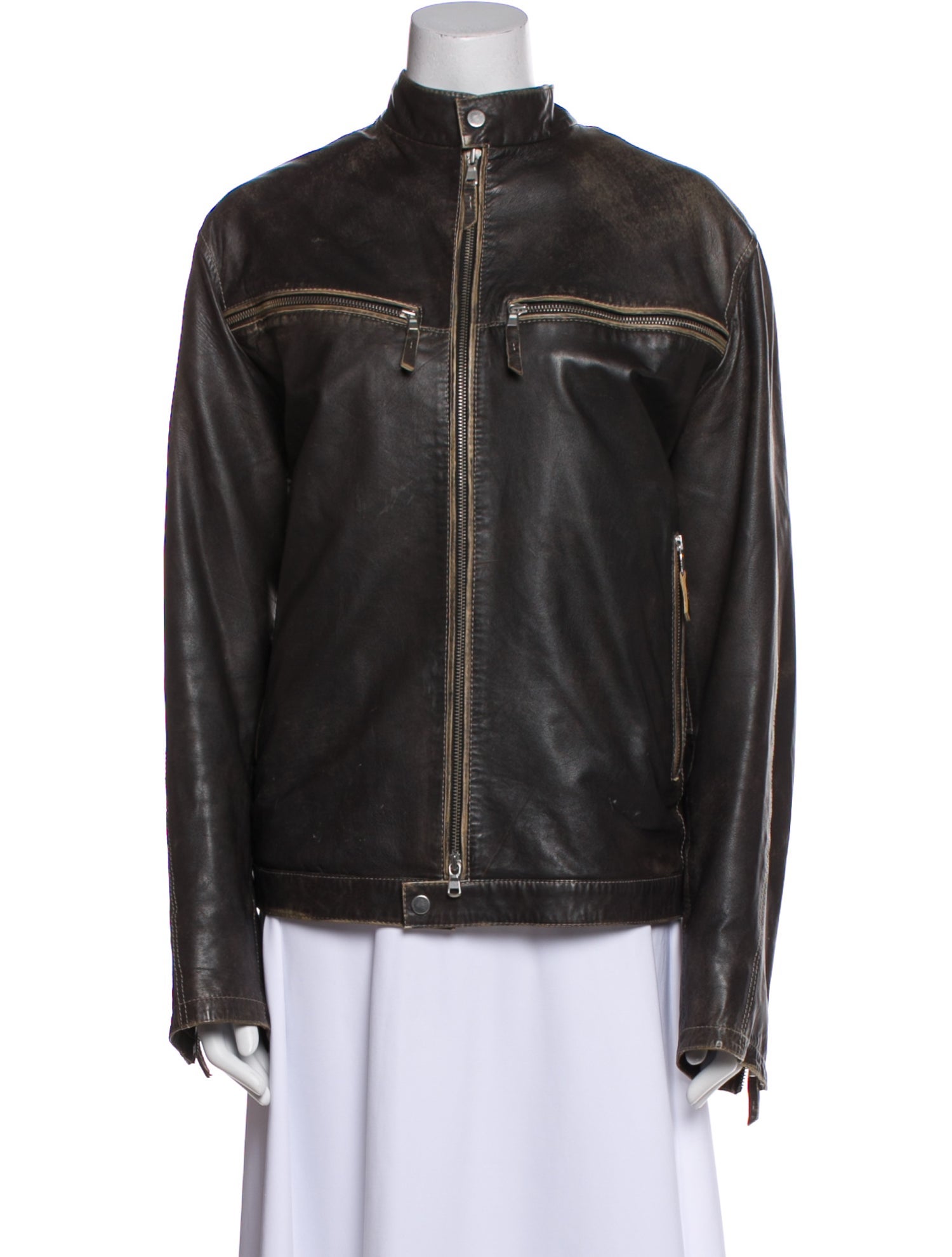 Gimo's Italiana Leather Biker Jacket