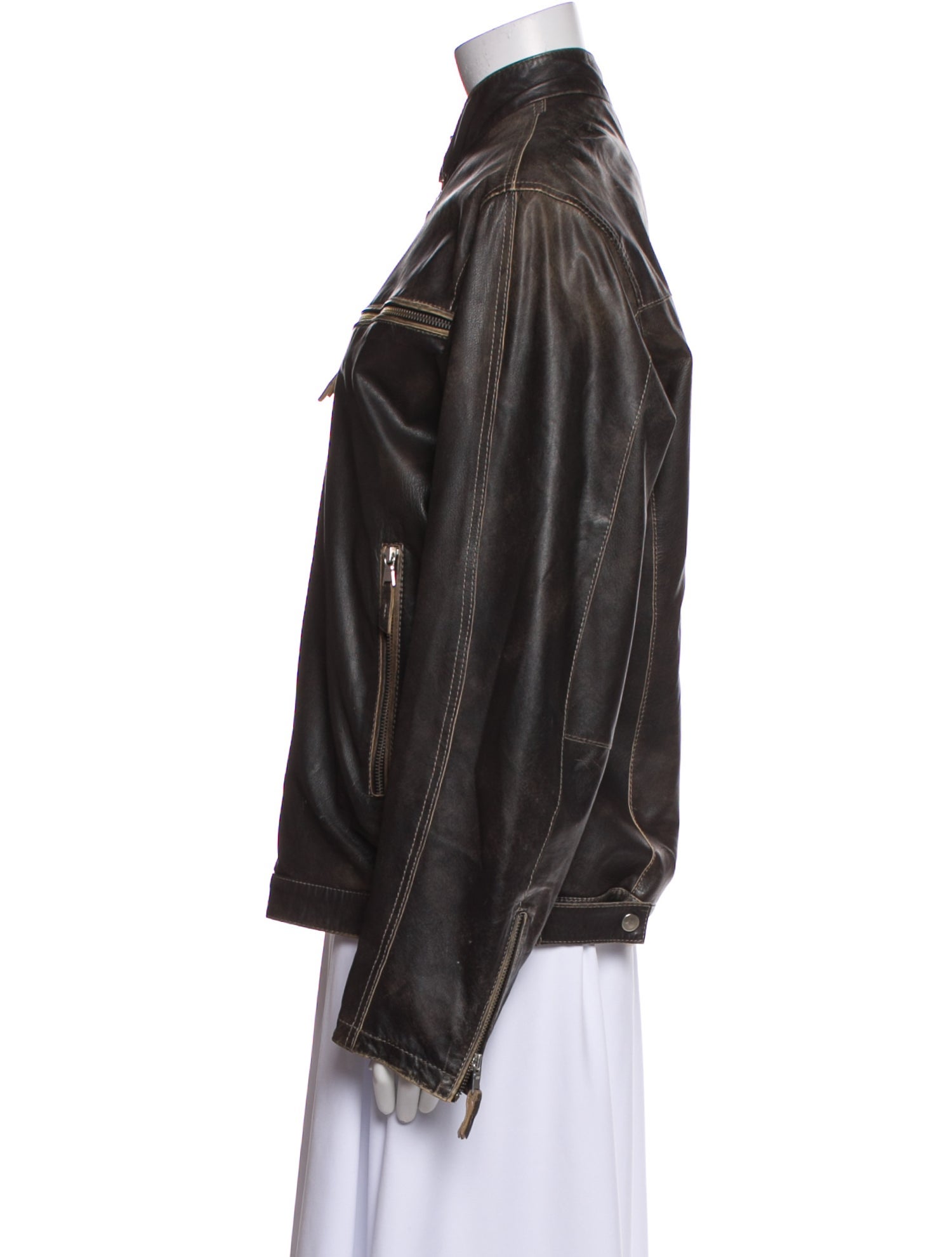 Gimo's Italiana Leather Biker Jacket