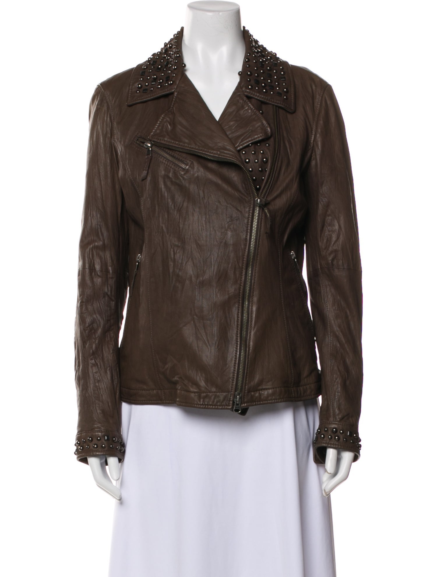 Gimo's Italiana Lamb Leather Biker Jacket