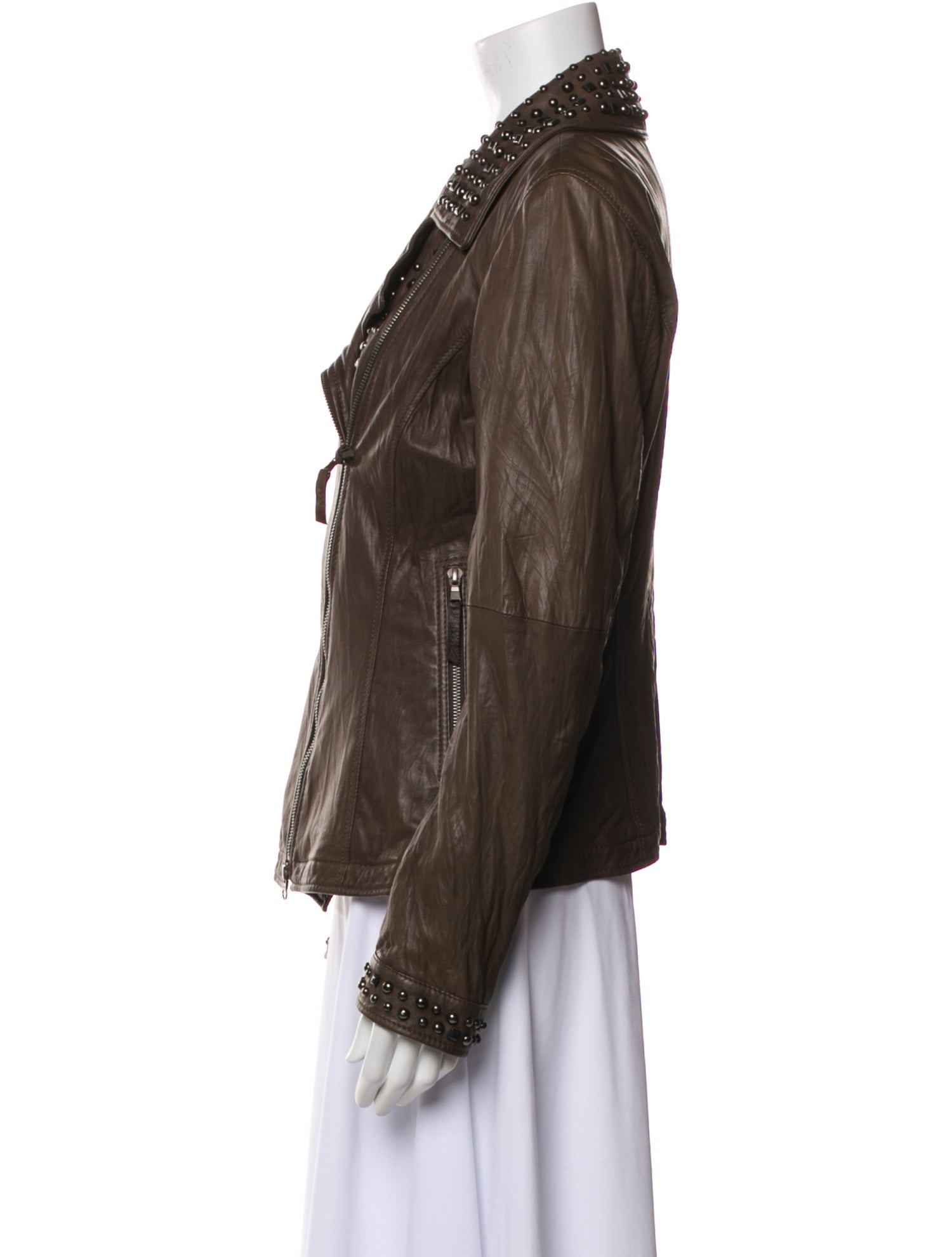 Gimo's Italiana Lamb Leather Biker Jacket