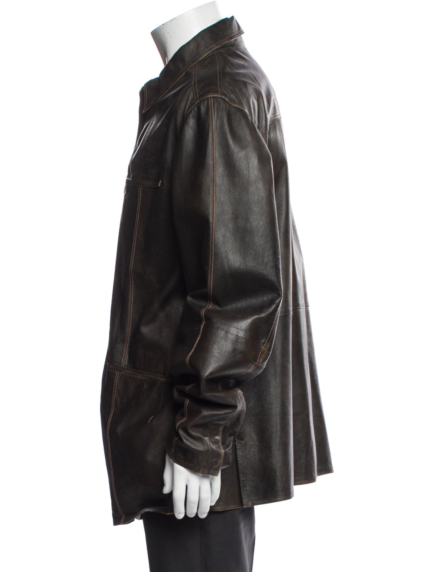 Gimo's Italiana Leather Utility Jacket