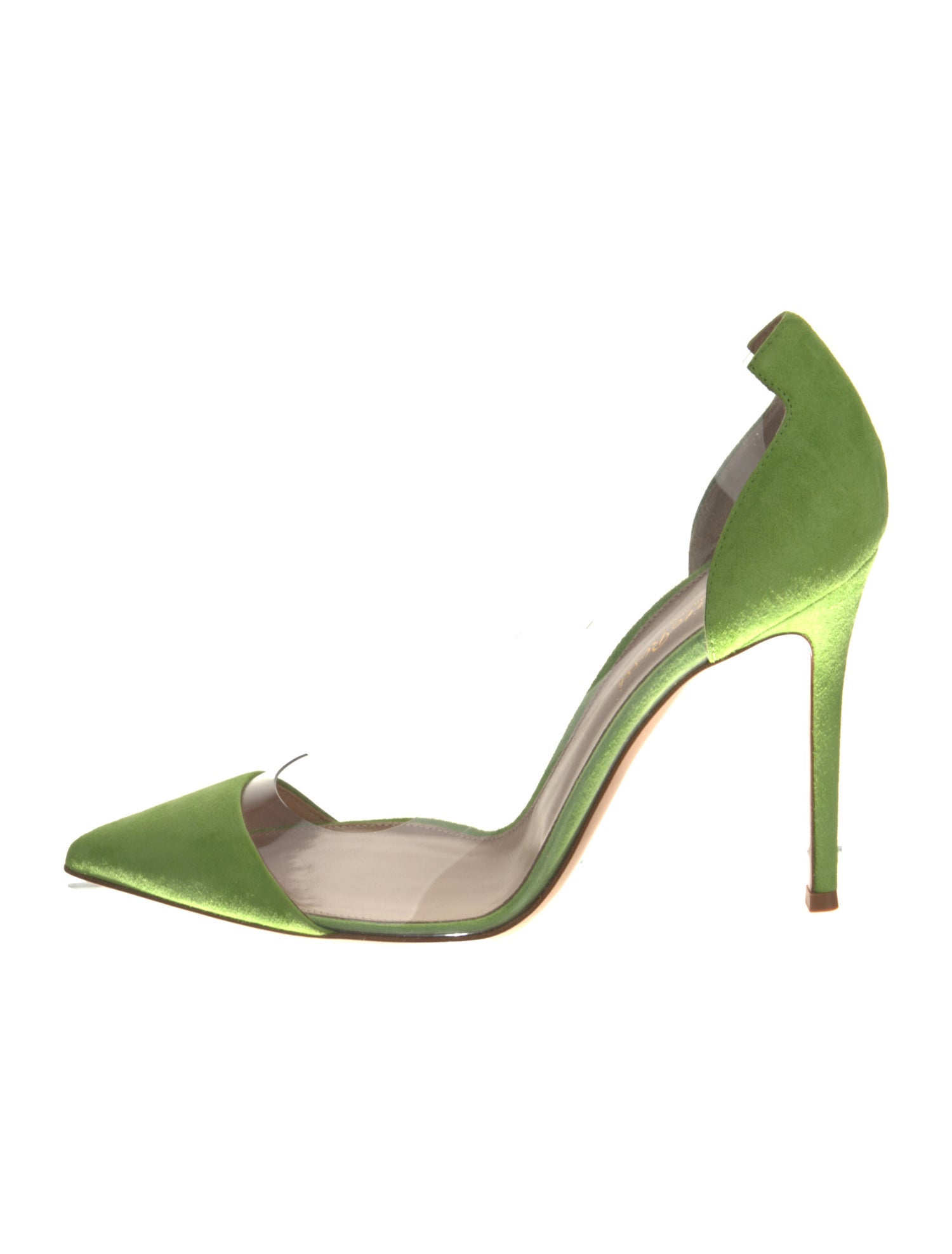 Gianvito Rossi Suede D'Orsay Pumps Green Pumps, Shoes GIT100726