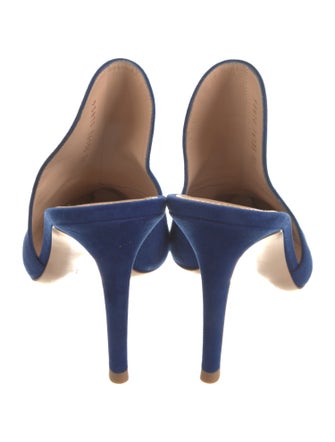 Gianvito Rossi Suede Mules