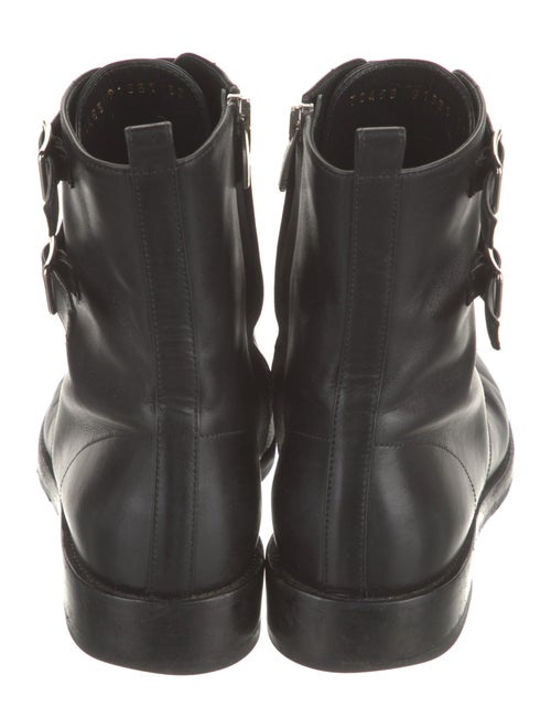 Gianvito Rossi Leather Combat Boots