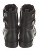 Gianvito Rossi Leather Combat Boots
