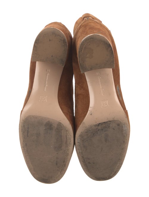 Gianvito Rossi Suede Lace-Up Boots