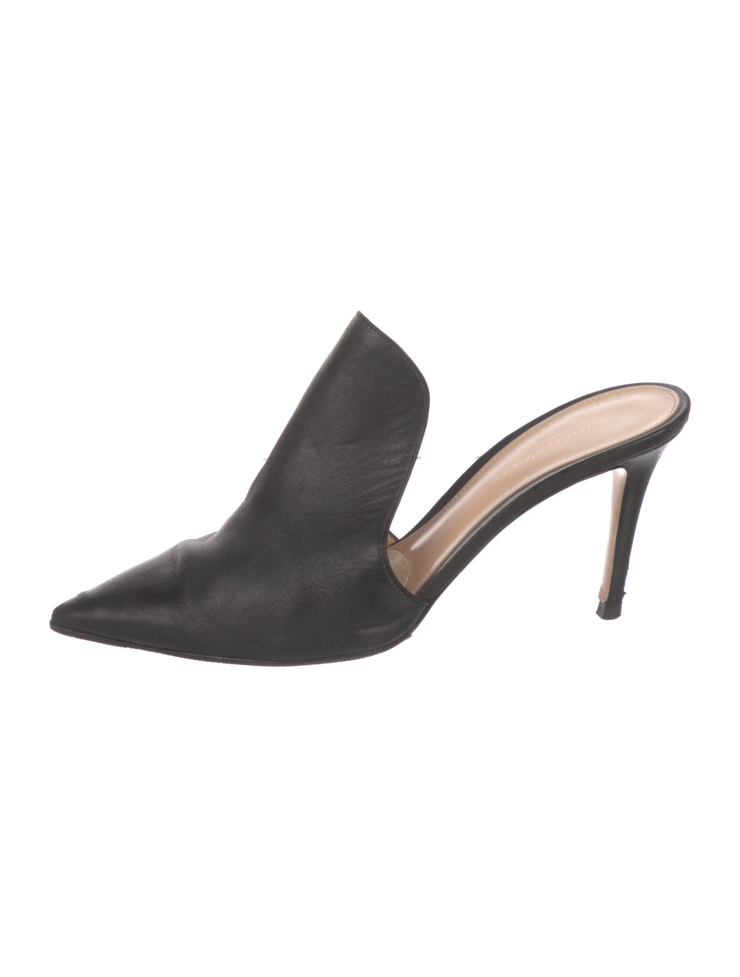 Gianvito Rossi Leather Mules