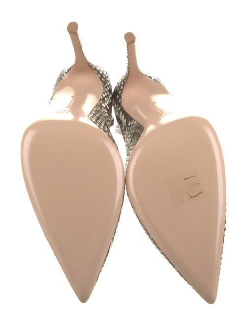 Gianvito Rossi Python Animal Print Pumps