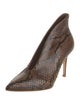 Gianvito Rossi Snakeskin Animal Print Pumps