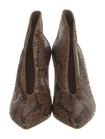 Gianvito Rossi Snakeskin Animal Print Pumps