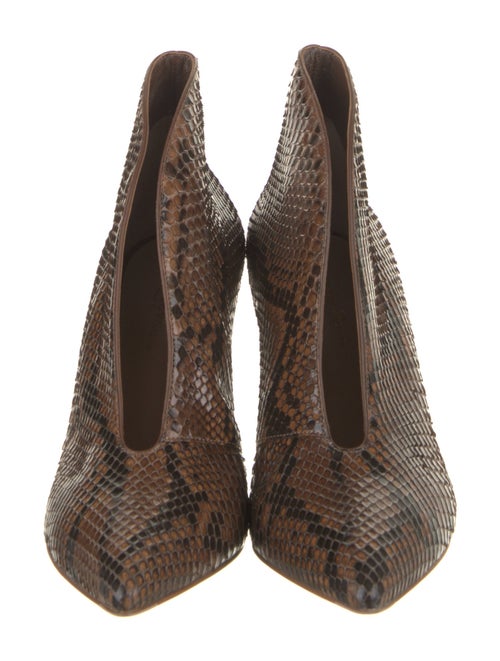 Gianvito Rossi Snakeskin Animal Print Pumps