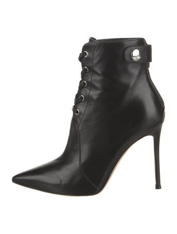 Gianvito Rossi Boots Leather Lace-Up Us8, It38 | 8