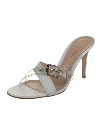 Gianvito Rossi Leather Slides