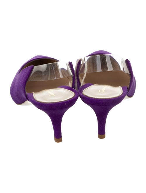 Gianvito Rossi Suede Slingback Pumps