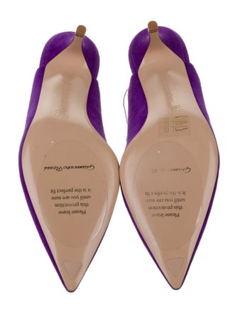 Gianvito Rossi Suede Slingback Pumps