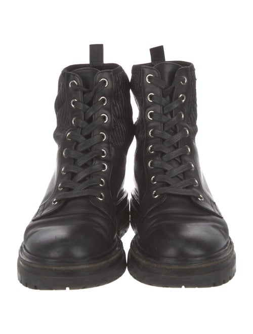 Gianvito Rossi Leather Combat Boots