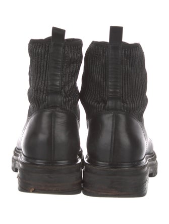 Gianvito Rossi Leather Combat Boots