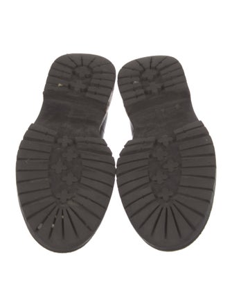 Gianvito Rossi Leather Combat Boots