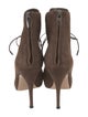 Gianvito Rossi Suede Lace-Up Boots