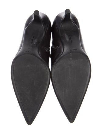 Gianvito Rossi Leather Ruffle Embellishment Boots