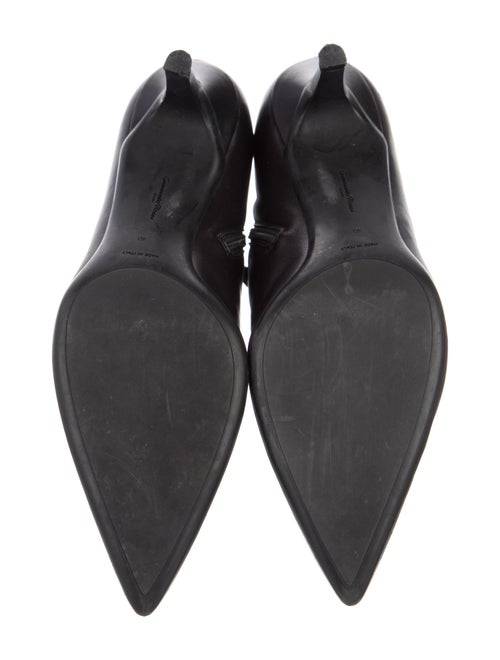 Gianvito Rossi Leather Ruffle Embellishment Boots