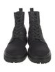 Gianvito Rossi Mesh Accents Combat Boots