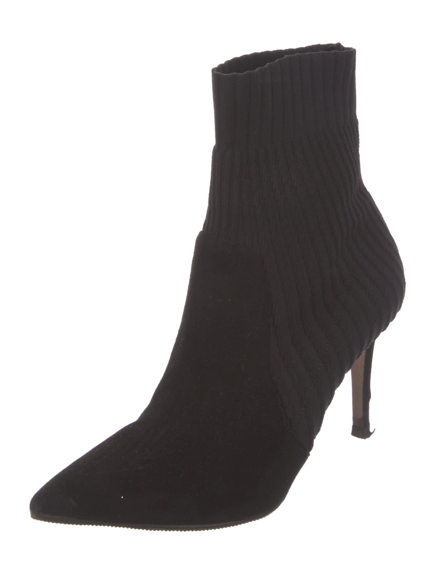 Gianvito Rossi Suede Sock Boots
