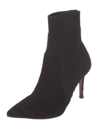 Gianvito Rossi Suede Sock Boots