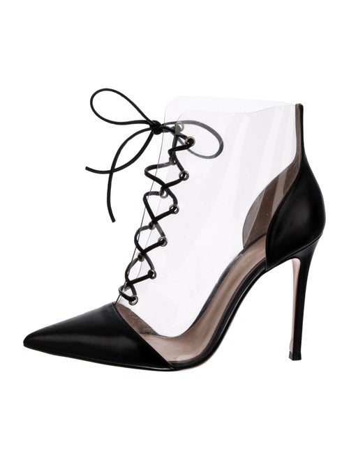 Gianvito Rossi PVC Lace-Up Boots