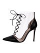 Gianvito Rossi PVC Lace-Up Boots