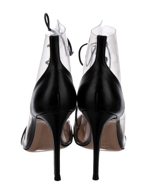 Gianvito Rossi PVC Lace-Up Boots