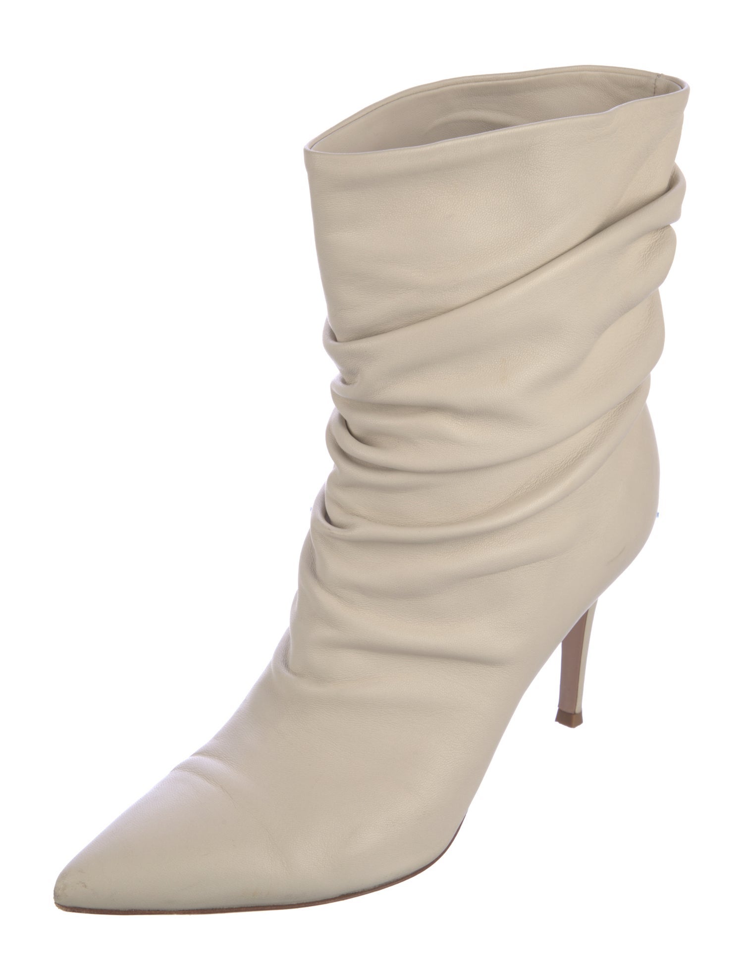 Gianvito Rossi Leather Slouch Boots
