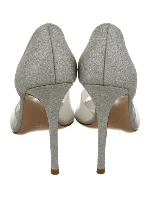 Gianvito Rossi Glitter D'Orsay Pumps
