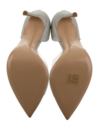 Gianvito Rossi Glitter D'Orsay Pumps