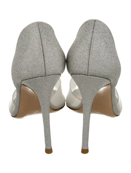 Gianvito Rossi Glitter D'Orsay Pumps