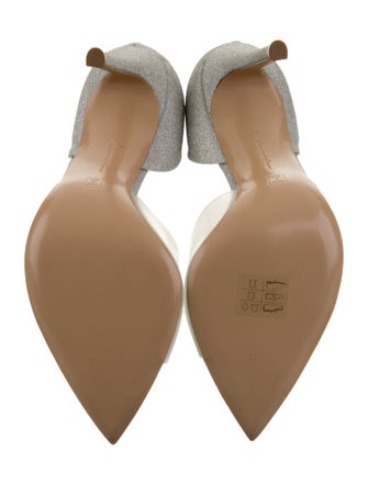 Gianvito Rossi Glitter D'Orsay Pumps