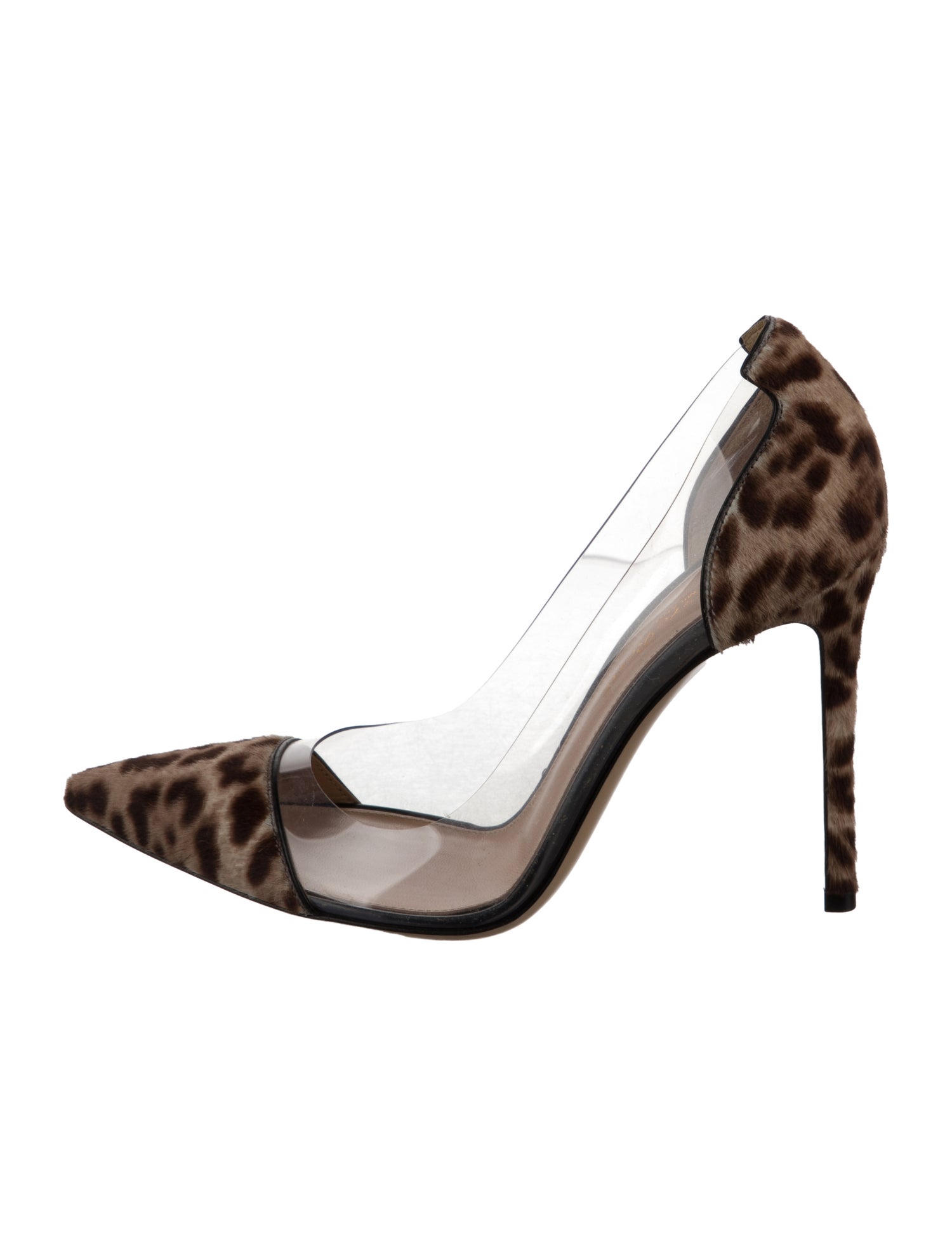 Gianvito Rossi PVC Animal Print Pumps