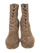 Gianvito Rossi Suede Lace-Up Boots
