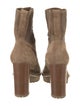 Gianvito Rossi Suede Lace-Up Boots