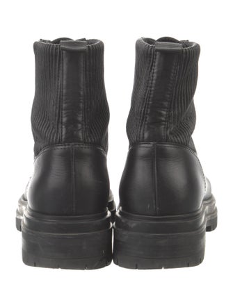 Gianvito Rossi Leather Combat Boots