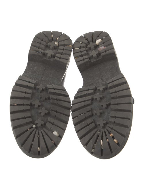 Gianvito Rossi Leather Combat Boots