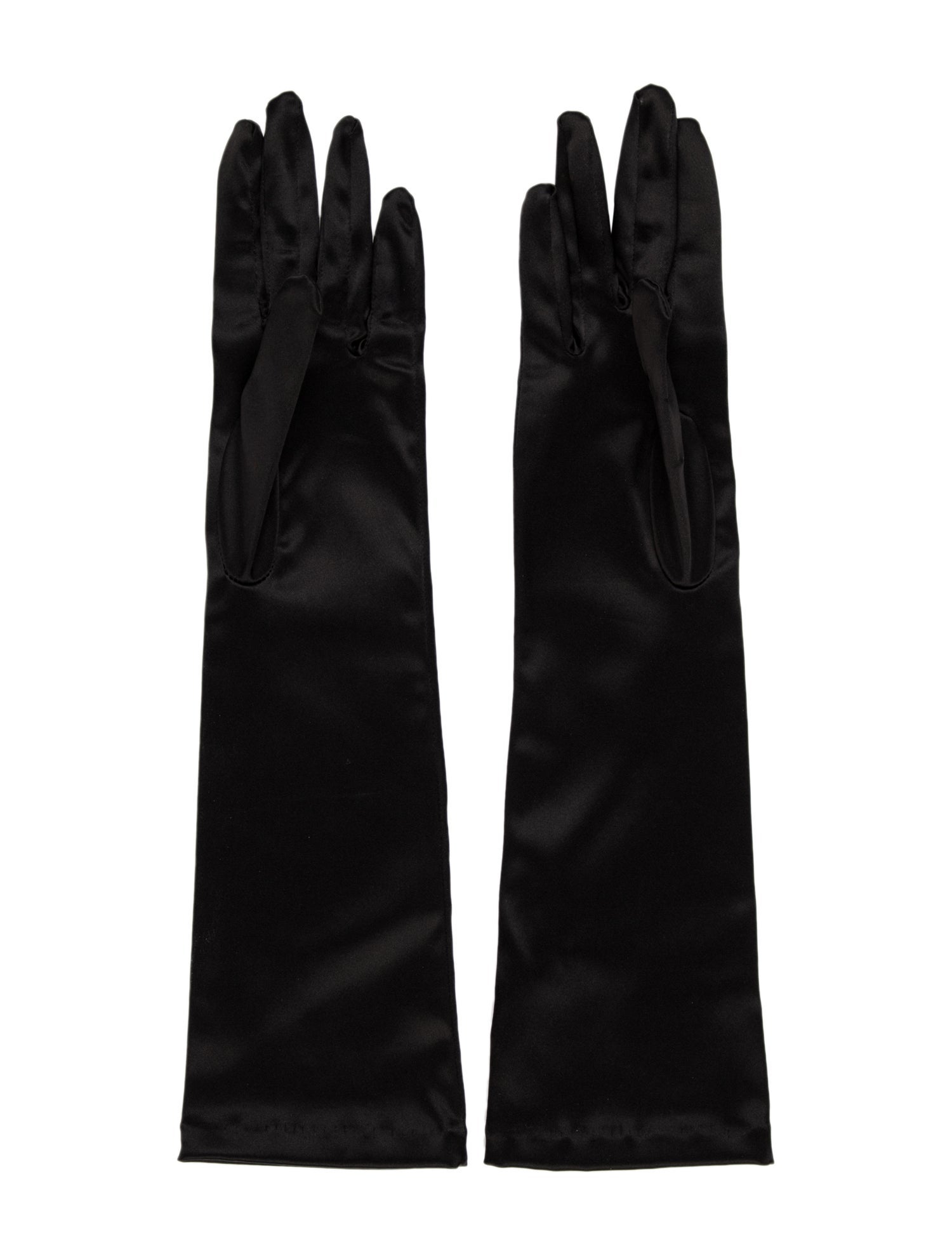 Gianvito Rossi Satin Winter Gloves