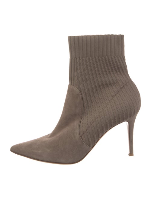 Gianvito Rossi Suede Sock Boots